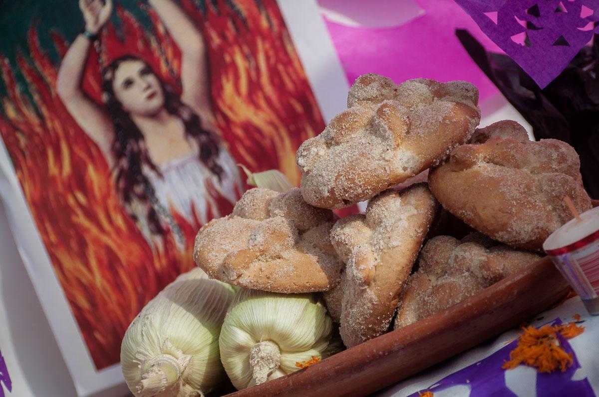 Pan de Muertos on the Day of the Dead in Chapala, Jalisco, Mexico.
