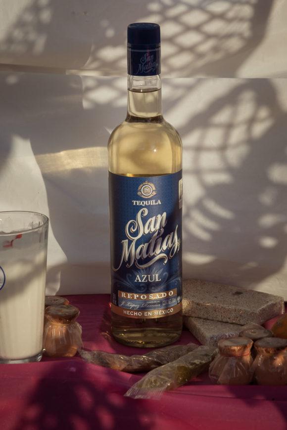 San Matías-brand tequila.