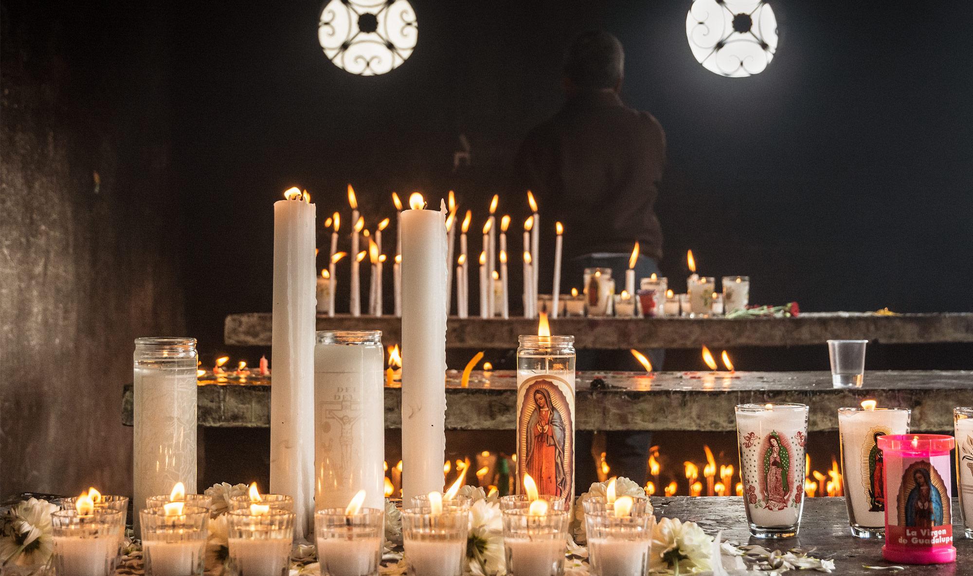 Candles in a Mexican Chapel ⋆ Fine Art Photography of Mexico