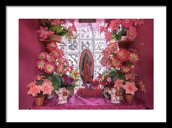 Pink Virgin of Guadalupe frame