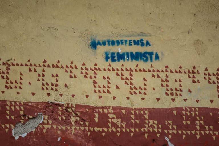 Anti-Machismo Graffiti in San Cristóbal de las Casas, Mexico