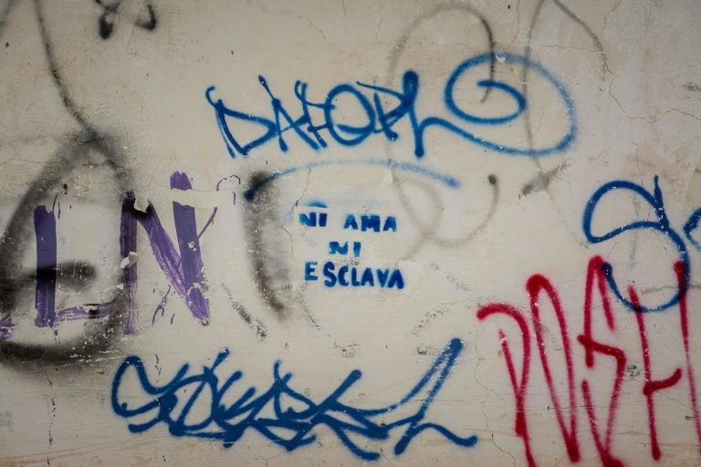 Anti-Machismo Graffiti in San Cristóbal de las Casas, Mexico