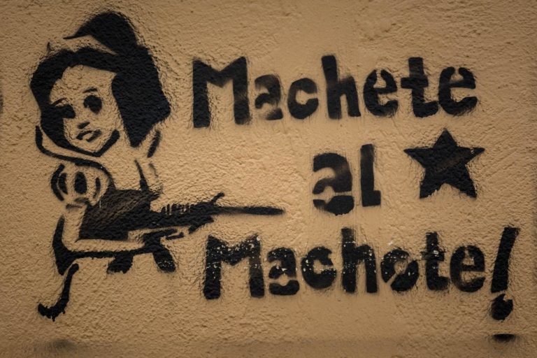 Anti-Machismo Graffiti in San Cristóbal de las Casas, Mexico