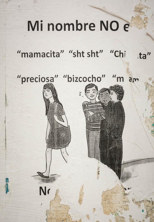 Anti-Machismo Graffiti in San Cristóbal de las Casas, Mexico