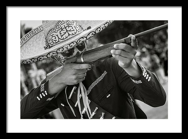 Revolutionary catrine on the Day of the Dead in Jalisco