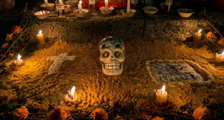 Day of the Dead Skull & Corona Bottles