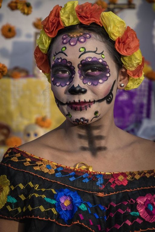 Catrina on the Day of the Dead in Jalisco