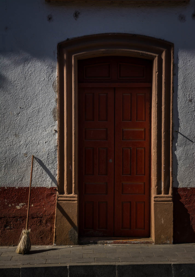 Broom and Door, Morelia, Michoacán