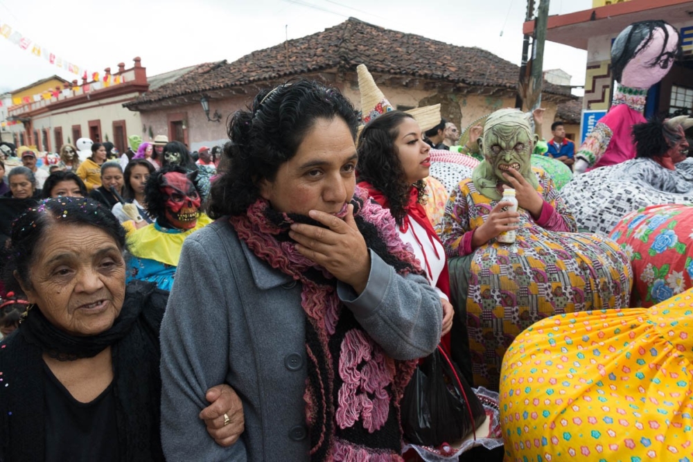 The Fiesta de los Panzones during the Fiesta de la Virgin de la Merced in San Cristóbal de las Casas, Chiapas, Mexico.