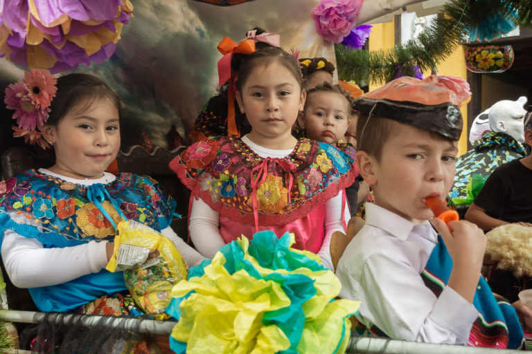 Parachico Kids at the Fiesta de la Merced