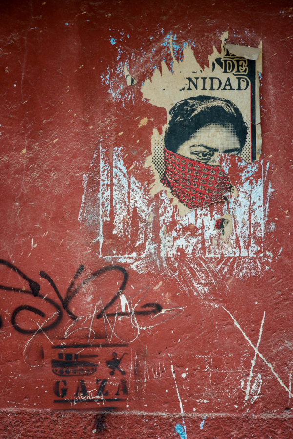 Zapatista poster in Chiapas