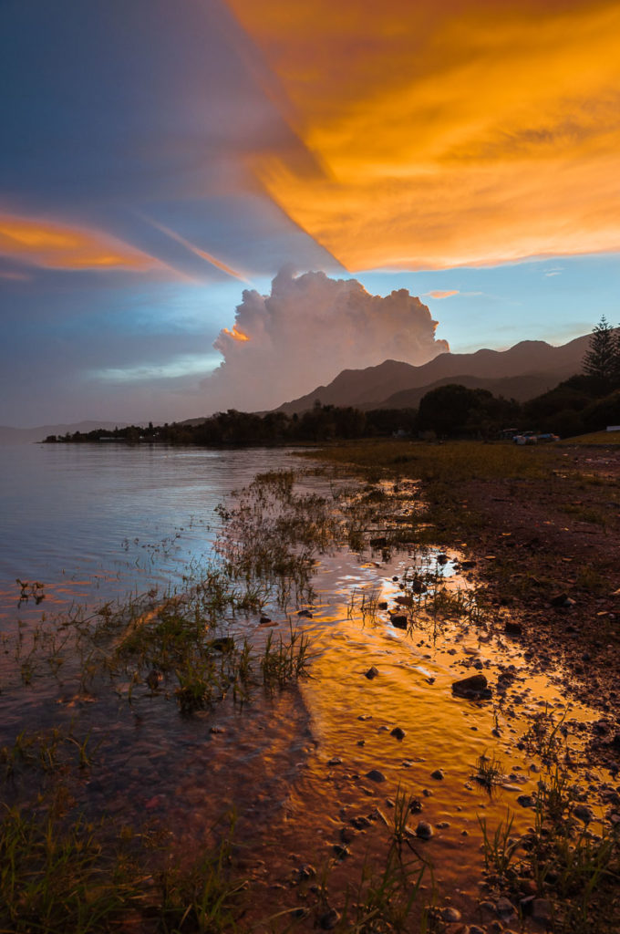 Sunset at Lake Chapala, Mexico