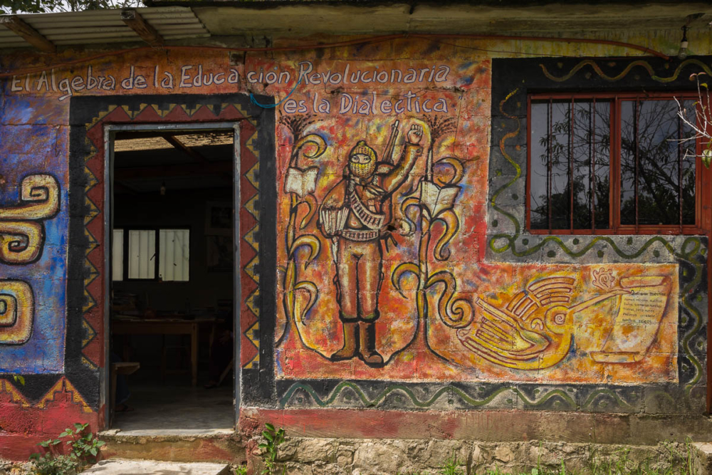 Mural in Chiapas.