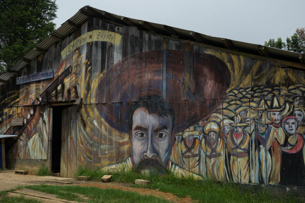 Mural of Emiliano Zapata.