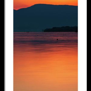 Fine art print of sunset at Lake Chapala, Mexico