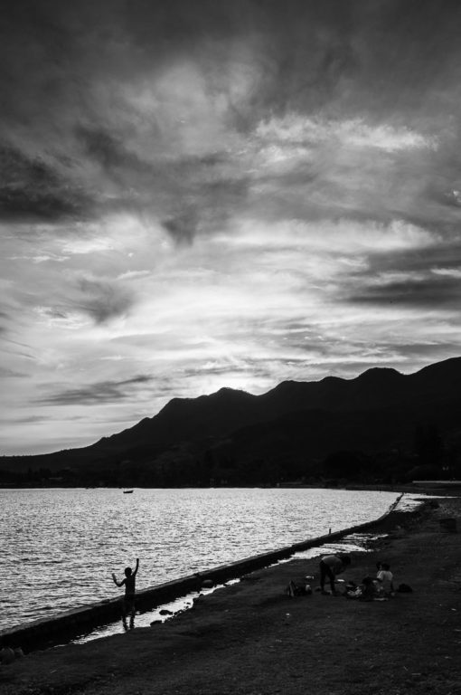 Boy Fishing at Lake Chapala