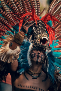 Aztec Dancer Dancing