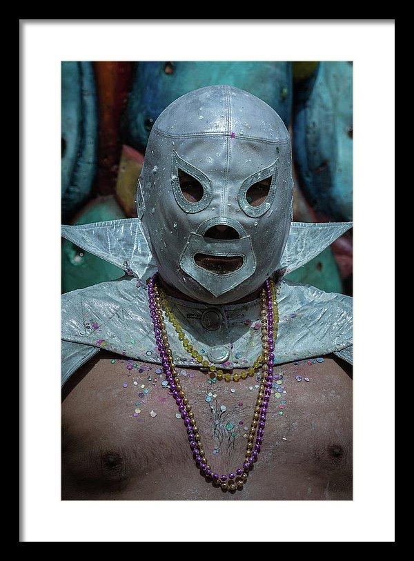 Masked Mexican Wrestler fine art print