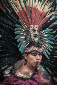 Aztec Dancer at Fiesta for Our Lady of Zapopan