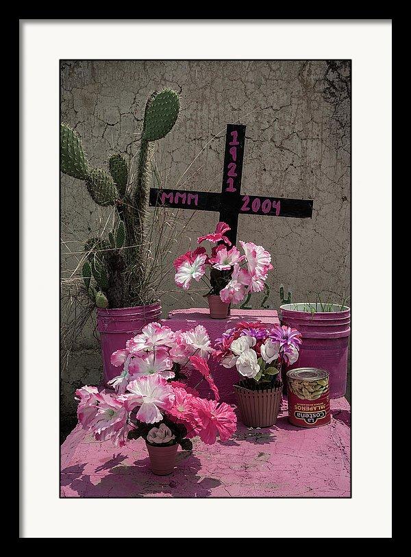 Framed fine art photography print of a pink tomb in Santa Anita, Jalisco, Mexico